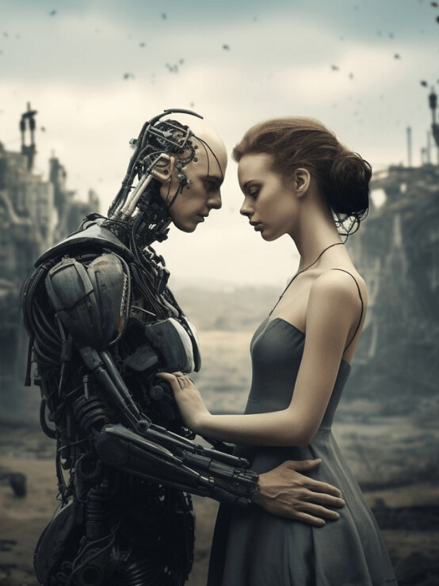 How AI Loves Humans, Created by Ideogram Artificial Intelligence